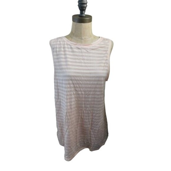 Lululemon Size 10 Pink Open Back Athletic Activewear Top EUC - Picture 1 of 3